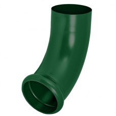Отвод декорированный Aquasystem 150/100 мм RAL 6005 - зеленый